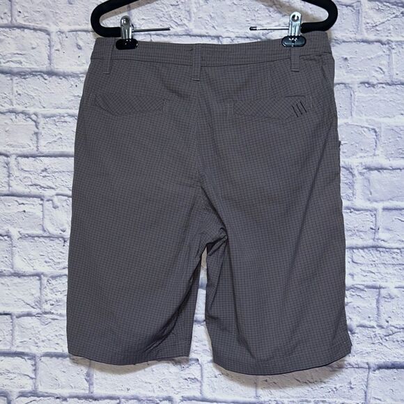 Lululemon kahuna gray grid shorts size 32 - Picture 2 of 9
